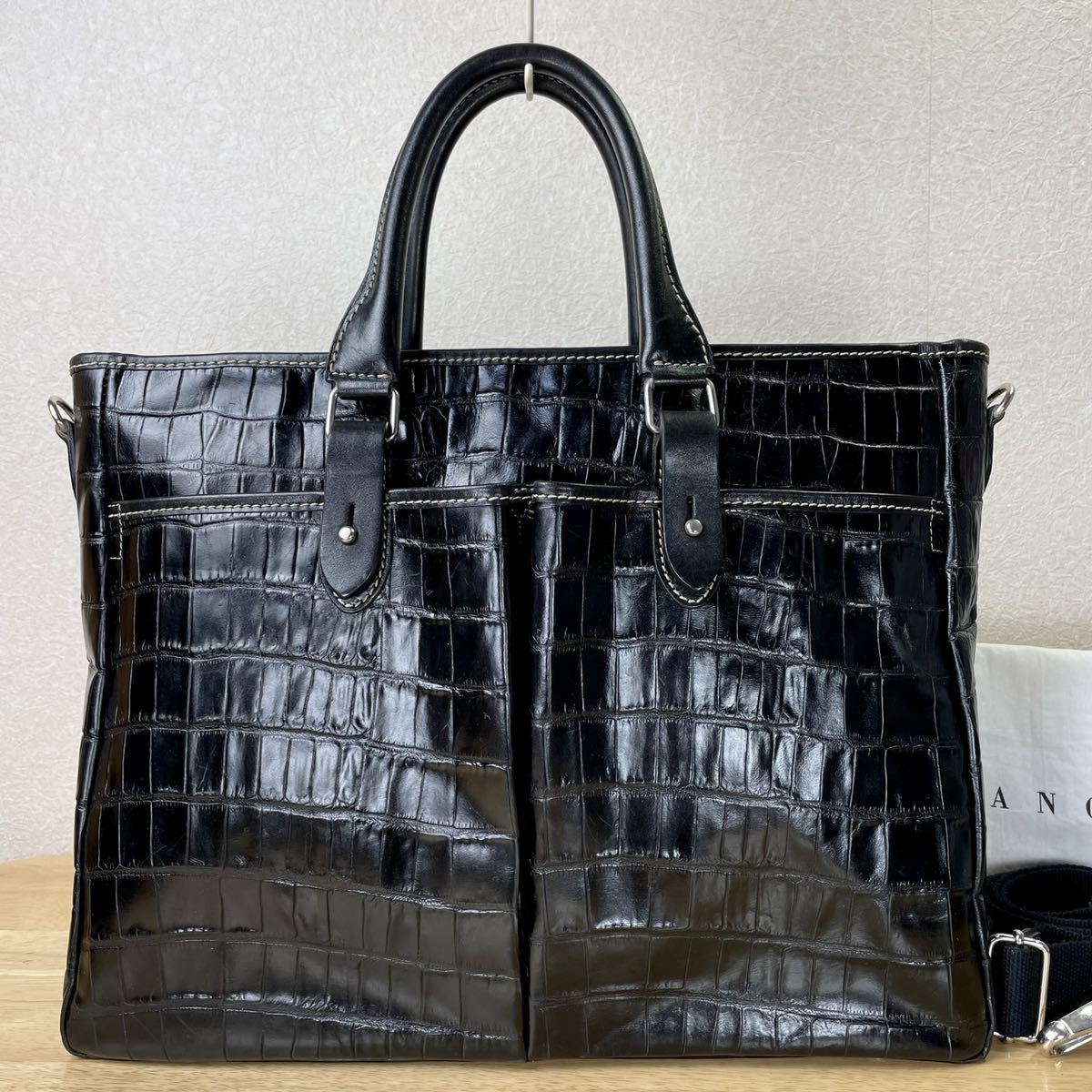 ステファノマーノ STEFANOMANO イタリア製 Stefano ビジネスバッグ 