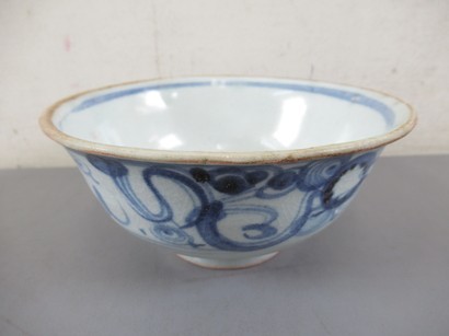 XI811[飯碗]1個 状態:現状品 (検焼物陶磁器明時代清時代骨董古美術磁器景徳鎮中国 | 古美術 - 古帖佐焼 火計手茶碗 磁州窯粉引白磁碗