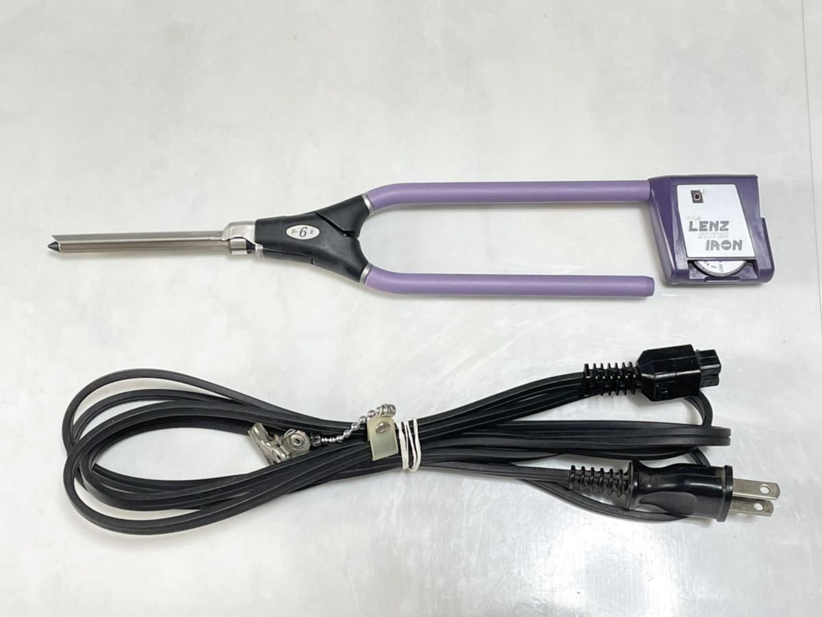 ◇ 理容 ヘアアイロン LENZ IRON F-6E 8角 動作OK N 【公式通販】