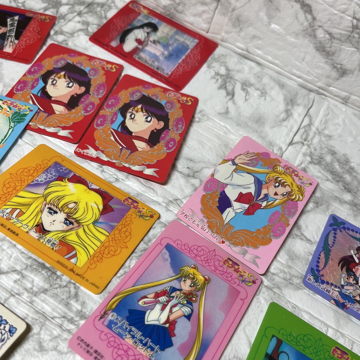 セーラームーン カード アマダ バンダイ 93枚 大量 まとめ売り 当時物