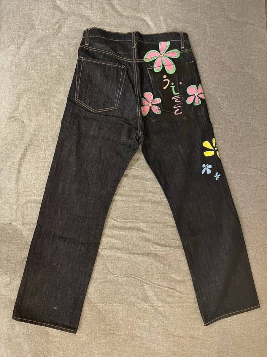 Stussy × HECTIC ステューシー ヘクティック フラワープリントデニム 