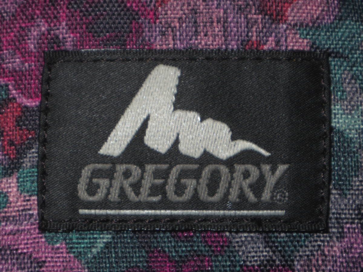 GREGORY　テールメイト　S　フローラルタペストリー　花柄　旧タグ　旧ロゴ USA製□GREGORY グレゴリー 旧タグ□フローラルタペストリー テール