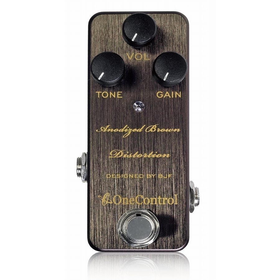 最落無し! One Control Anodized Brown Distortion / a39498 圧巻のサウンド！「アンプライク」かつ「ディストーション」！ 1円