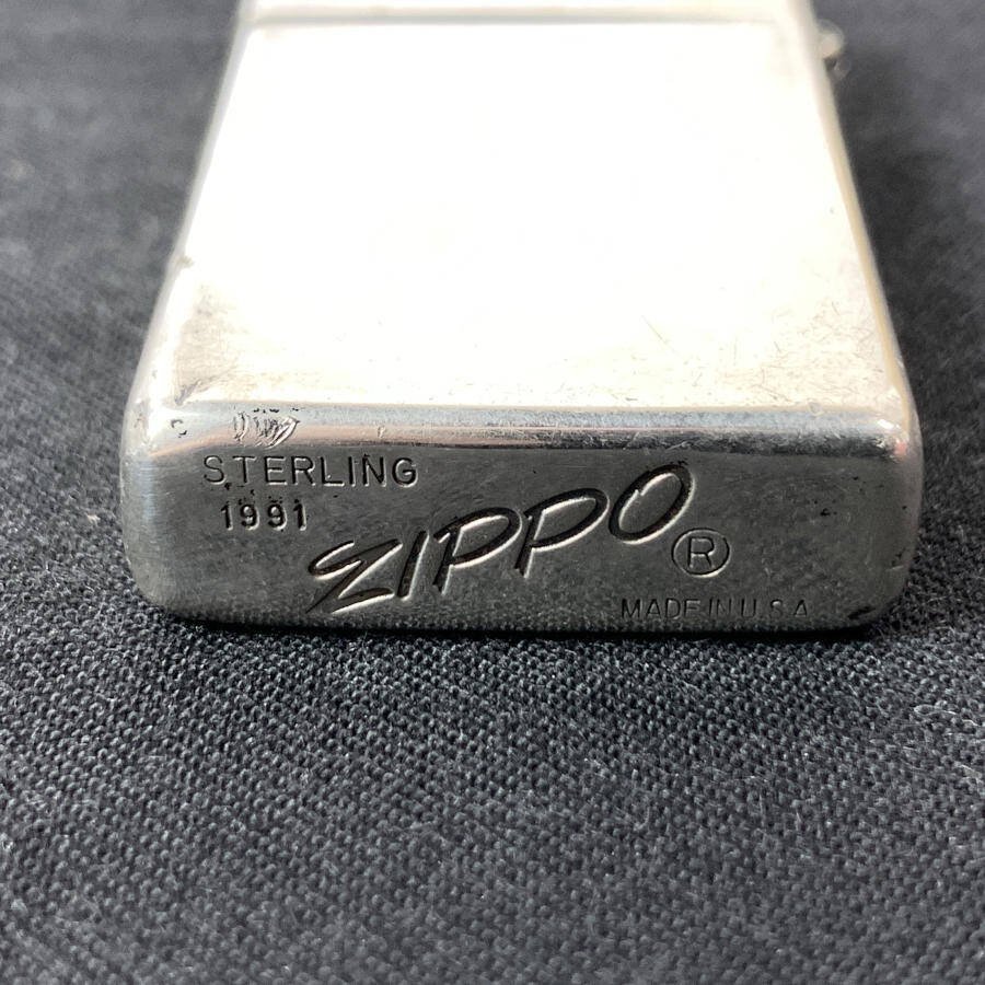 ZIPPO STERLING 1991 オイルライター＊ジャンク品 【公式通販】