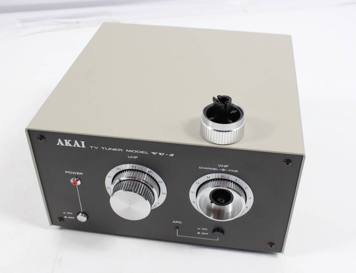 ト静】 ☆ AKAI VU-J TV TUNER UK-30 TAPE VA-300 VH-1 LC-