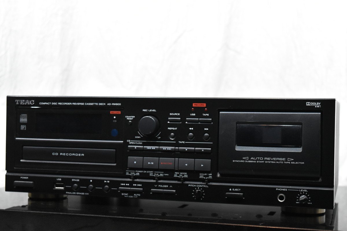 TEAC ティアック CDレコーダー/カセットデッキ AD-RW900 【公式通販】