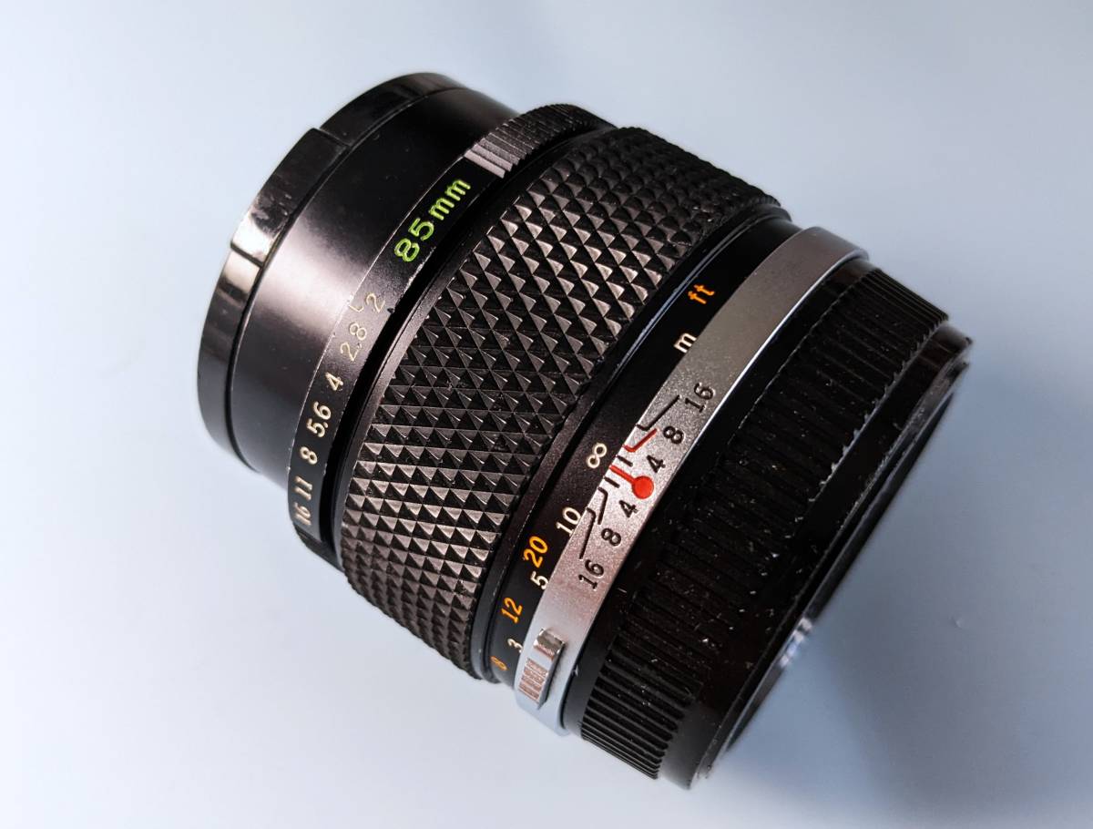 OLYMPUS ZUIKO 85mm F2 中古 前後キャップ付き 送料無料 【公式通販】