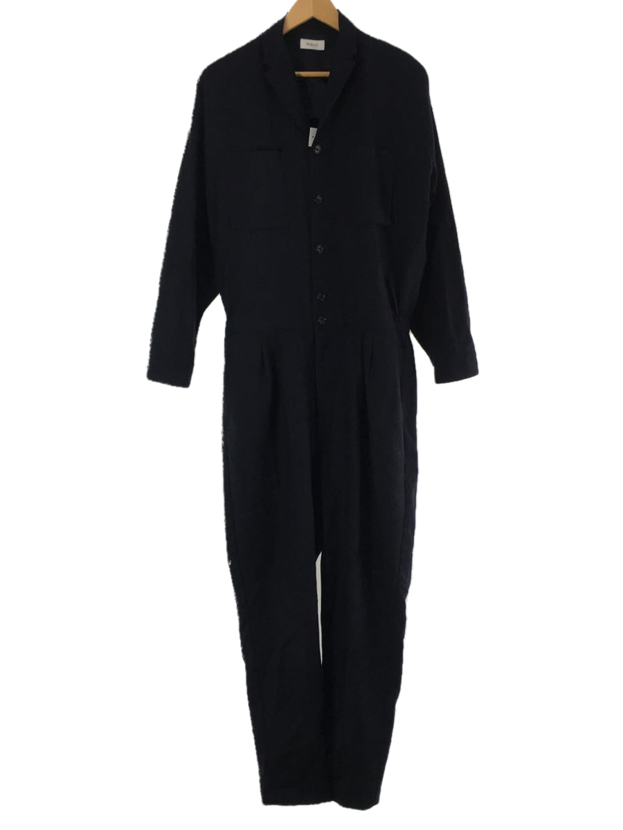 en ROUTE◆ウールサージオールインワン/つなぎ/2/コットン/NVY/7123-299-0006