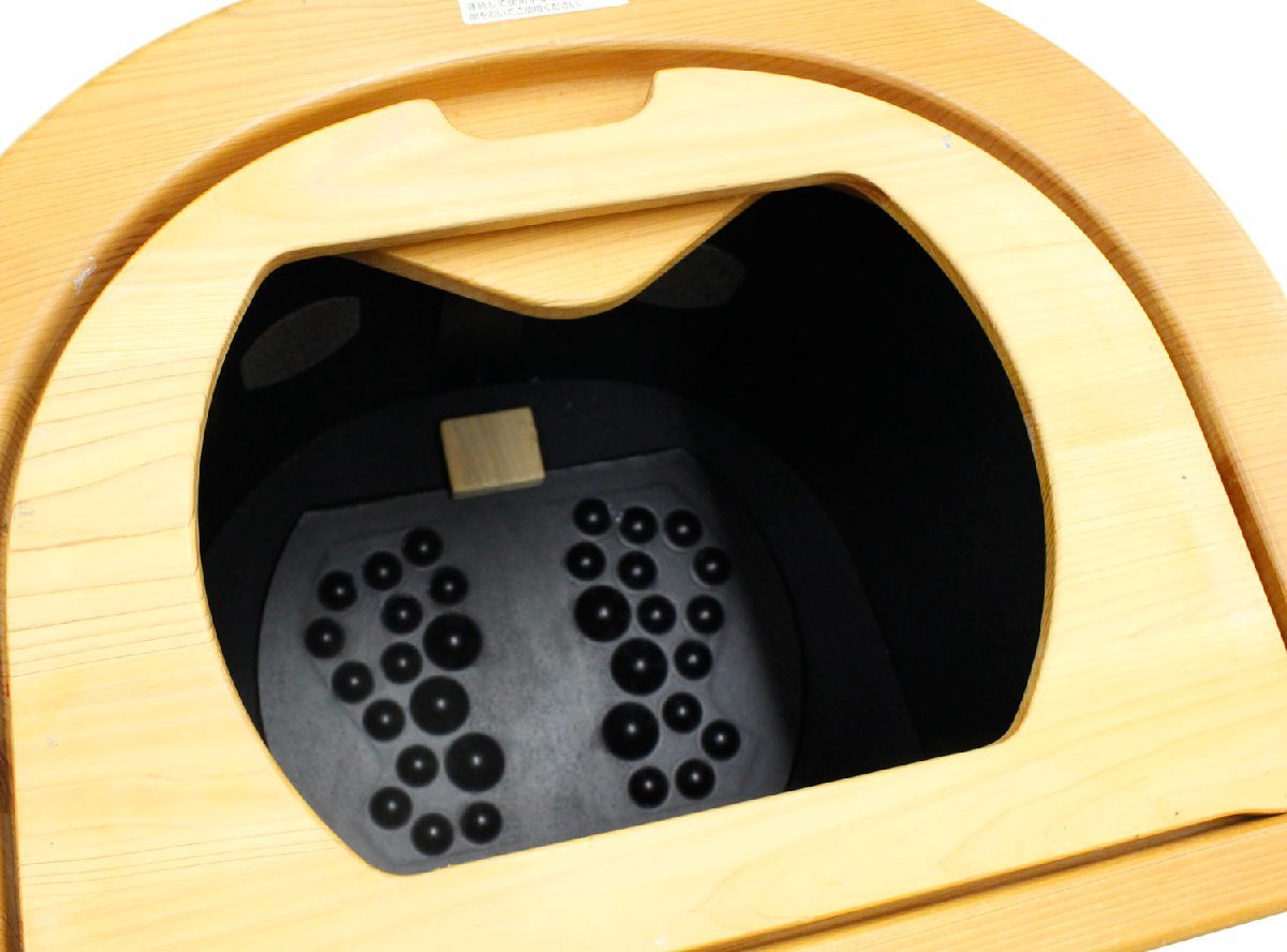 中古・現状品】足浴器 MTG 元祖 足の助 GN-AS1315H 岩盤足浴 岩盤浴