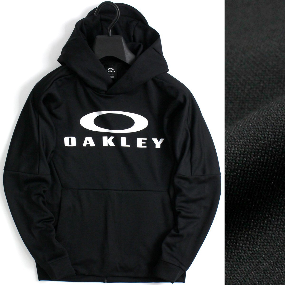 新品 オークリー プルオーバー パーカー L 黒 OAKLEY スウェット 