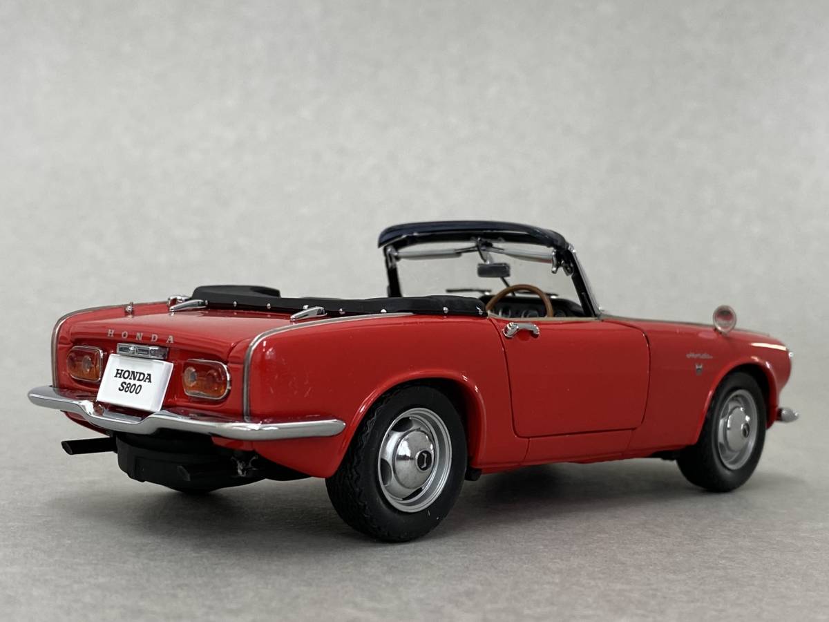 エブロ EBBRO【絶版品】 1/24 ホンダ S800 ロードスター 赤 Honda S800