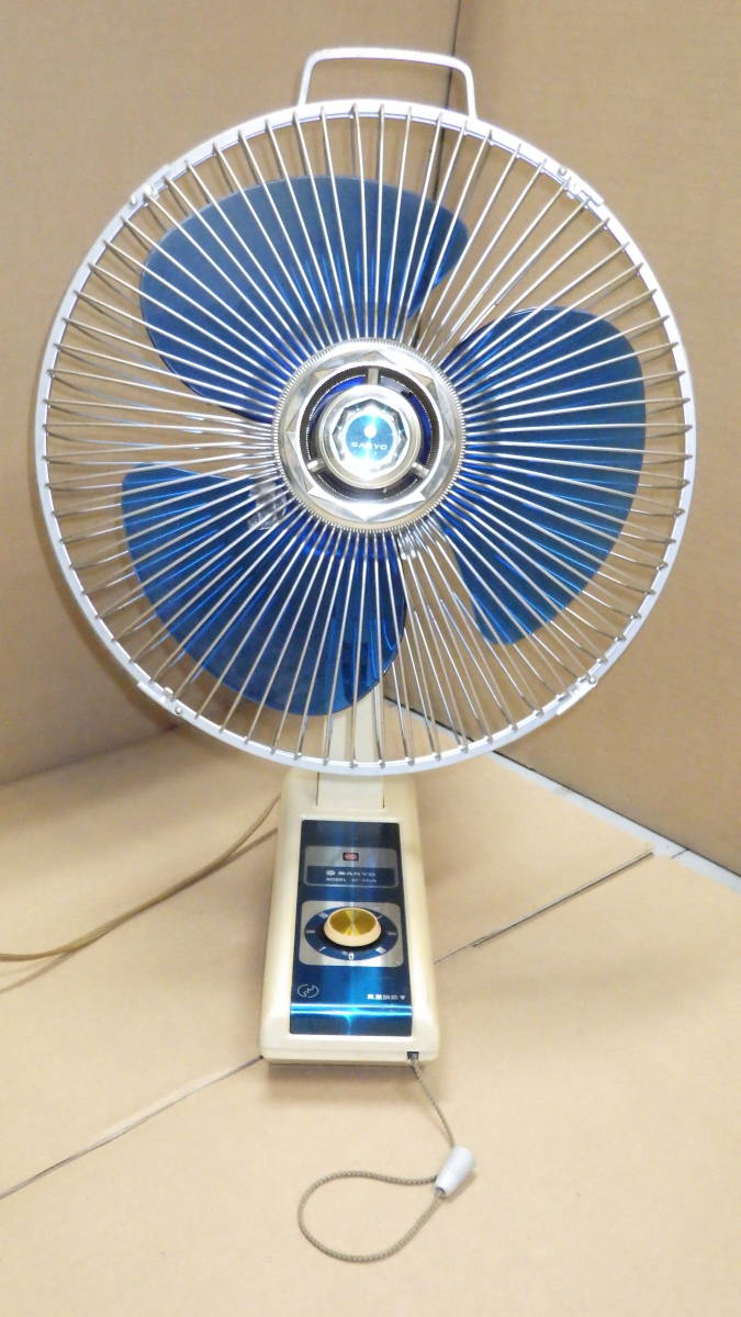 昭和レトロ SANYO サンヨー 壁掛け扇風機 EF-6FJS (扇風機)｜売買され