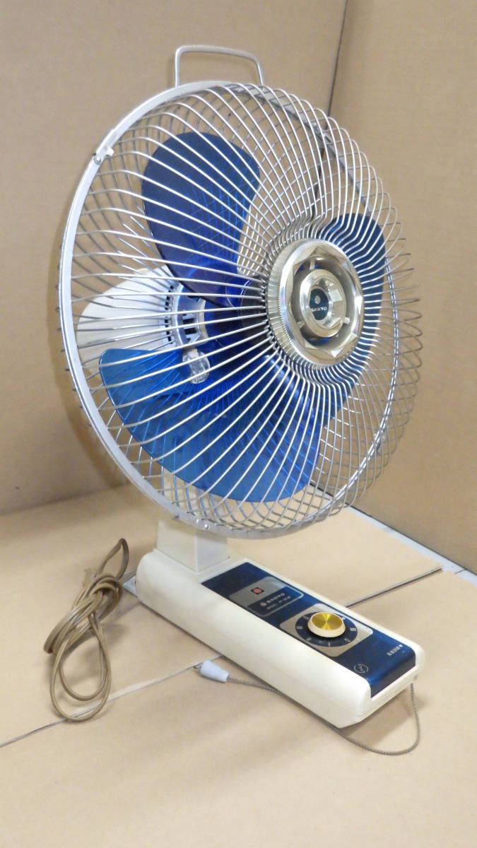 昭和レトロ SANYO サンヨー 壁掛け扇風機 EF-6FJS (扇風機)｜売買され