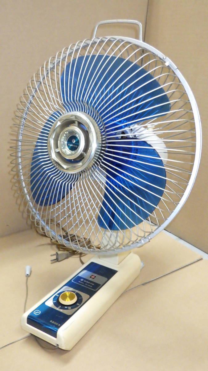 昭和レトロ SANYO サンヨー 壁掛け扇風機 EF-6FJS (扇風機)｜売買され