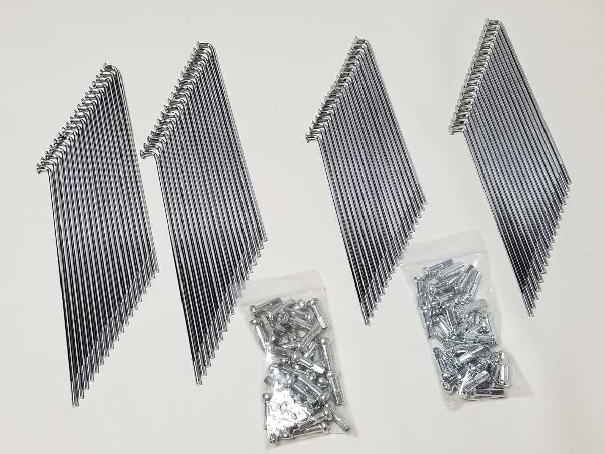 GS400 前後メッキスポークセット リプロ スポークホイール リ 