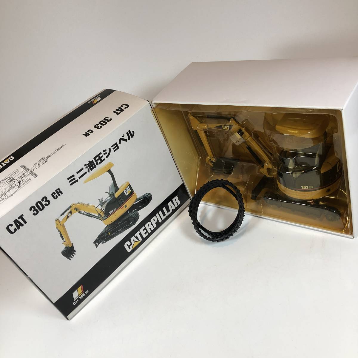 138560 CAT 1/22 新キャタピラー三菱 303CR ミニ油圧ショベル 