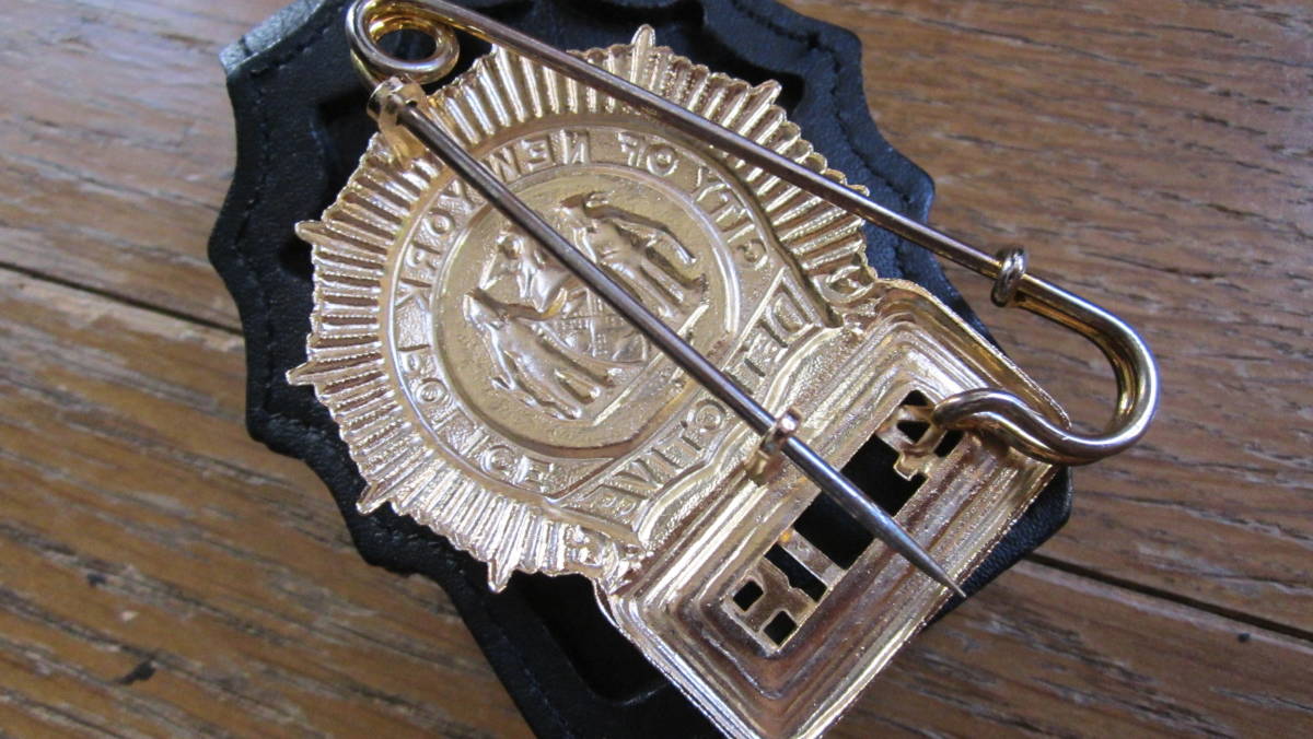 NYPD - 米国ポリスバッジ DETECTIVEPFホルダー Detective Badge NYPD