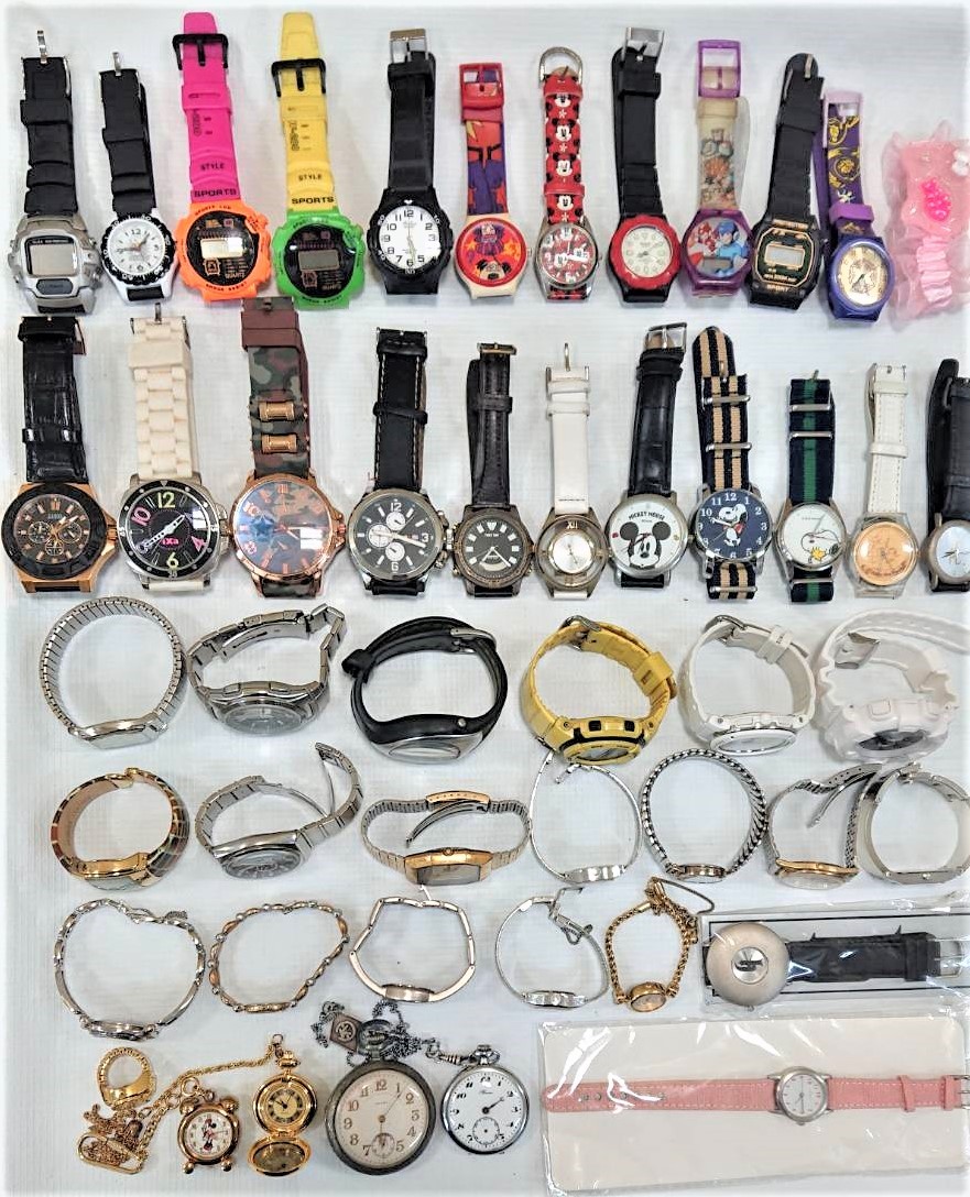 【W】 SEIKO CITIZEN いろいろ　まとめ売り　約85点　ジャンク品 1円スタート！】腕時計 50点以上 まとめ売り SEIKO CASIO CITIZEN
