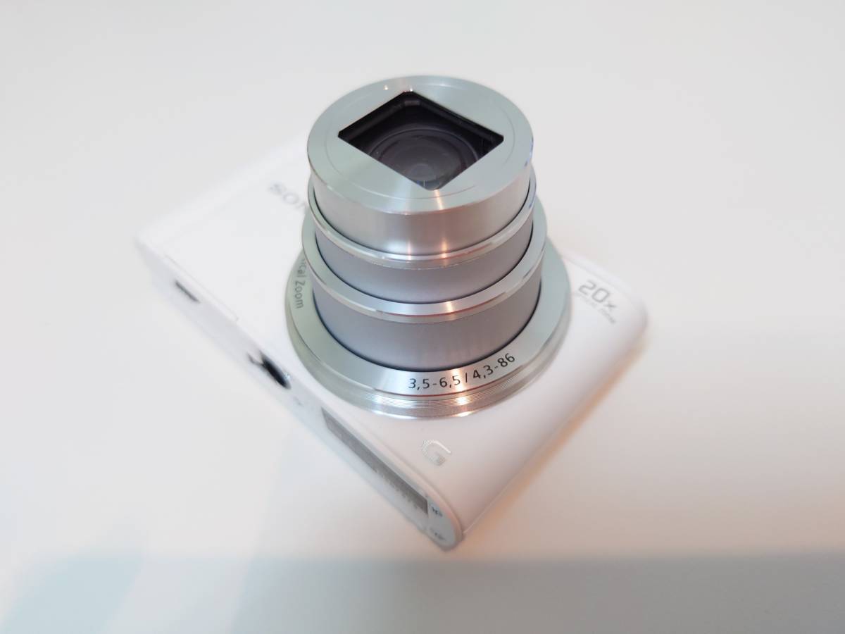ソニー SONY デジカメ サイバーショットWX DSC-WX350 白 ホワイト 完全 