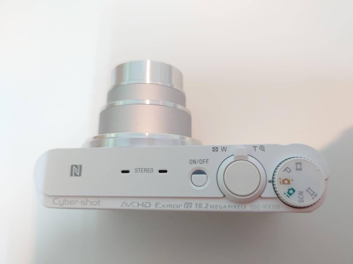 ソニー SONY デジカメ サイバーショットWX DSC-WX350 白 ホワイト 完全