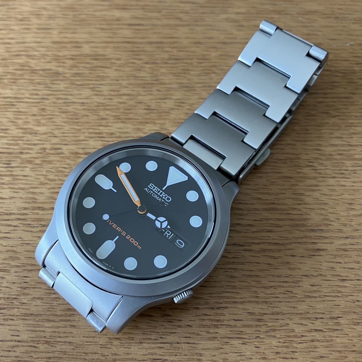 使用感少ない 極美品 SEIKO SEIKO5 SNK809K1 セイコー セイコー5 逆 