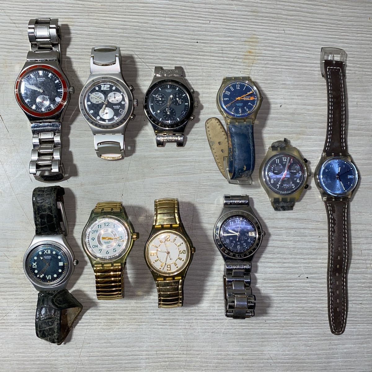 スウォッチ クォーツ Swatch 腕時計 SWISS 3針 稼働品 - swatch IRONY 