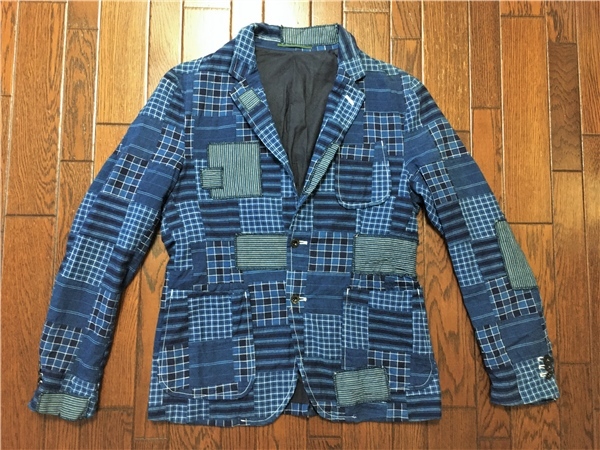 Mr.Gentleman ジャーナルスタンダード ホームステッド J.S.Homestead インディゴ染め パッチワーク テーラード ジャケット ４２ 日本製 J.S ジャーナルスタンダード × コート 0 通販