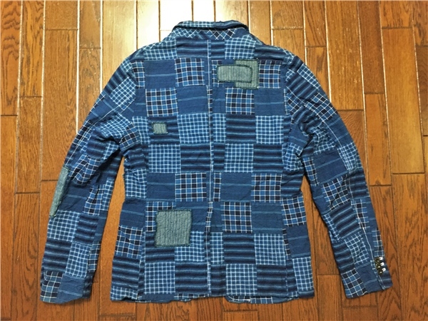 Mr.Gentleman ジャーナルスタンダード ホームステッド J.S.Homestead インディゴ染め パッチワーク テーラード ジャケット ４２ 日本製 J.S ジャーナルスタンダード × コート 0 通販