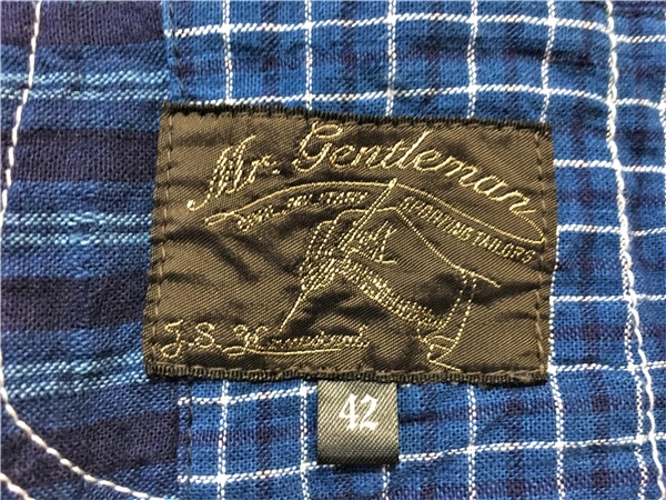 Mr.Gentleman ジャーナルスタンダード ホームステッド J.S.Homestead インディゴ染め パッチワーク テーラード ジャケット ４２ 日本製 J.S ジャーナルスタンダード × コート 0 通販