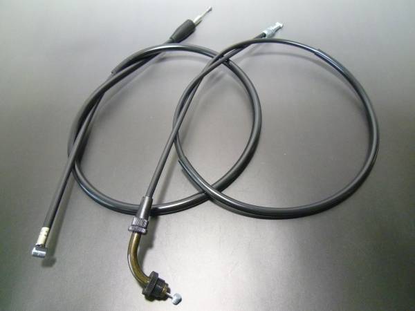 GSX250E ザリ ブラックワイヤーSET 25cmロング 日本製