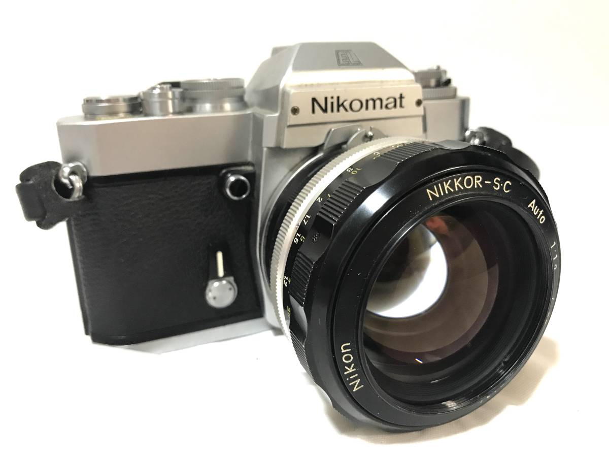 Nikon Nikomat フィルム一眼レフカメラ Nikon Nikomat EL NIKKOR-S・C Auto 1:1.2 f=55mm ニコン フィルム