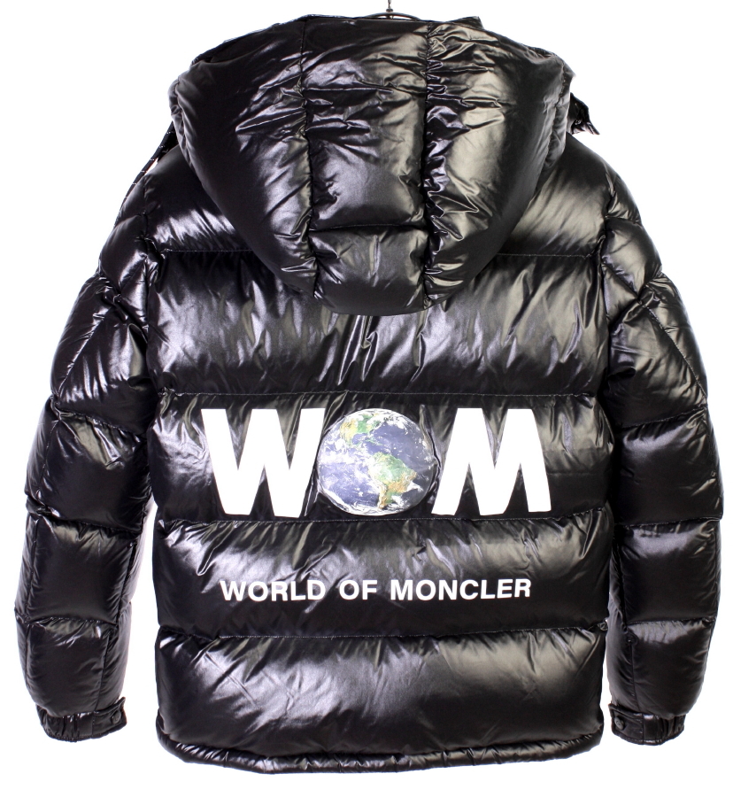 21AW モンクレール× FRAGMENT ナイロン ダウン ジャケット ブラック 