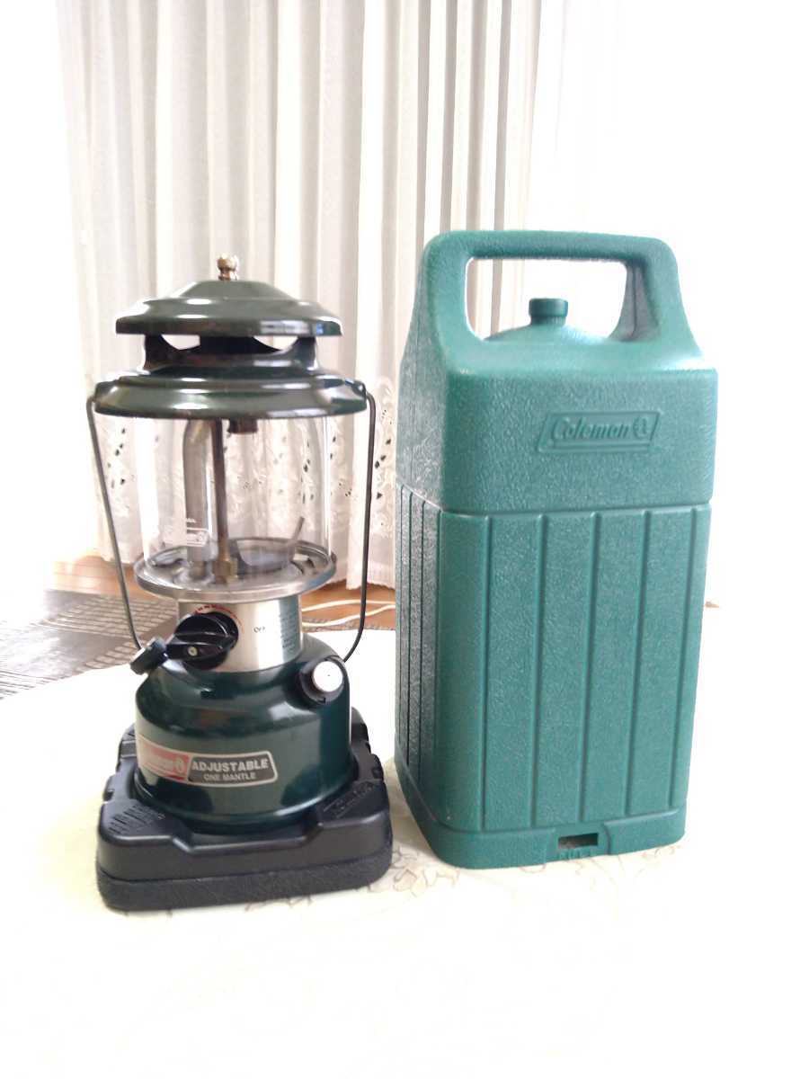 コールマン　Coleman ランタン　MADE IN USA Coleman コールマン ランタン スチールケース付き ヴィンテージ GAS