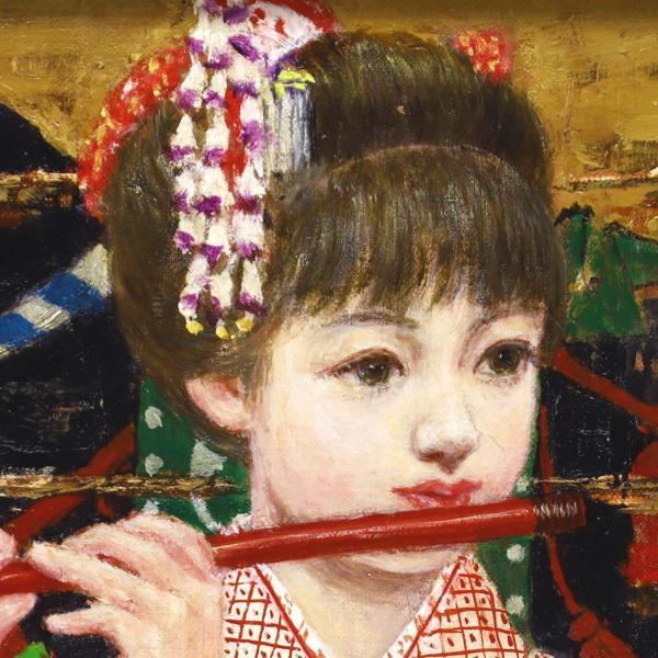 失楽の堕天使 遊戯王プレイマット― 浮世絵 真作WISH守屋順吉 河鍋