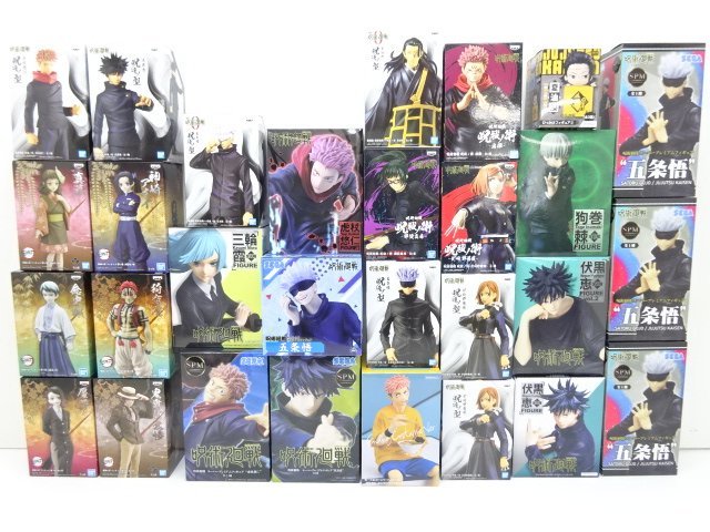 28YK●プライズフィギュア 29体 まとめ売り 鬼滅の刃 呪術廻戦など 中古 未開封