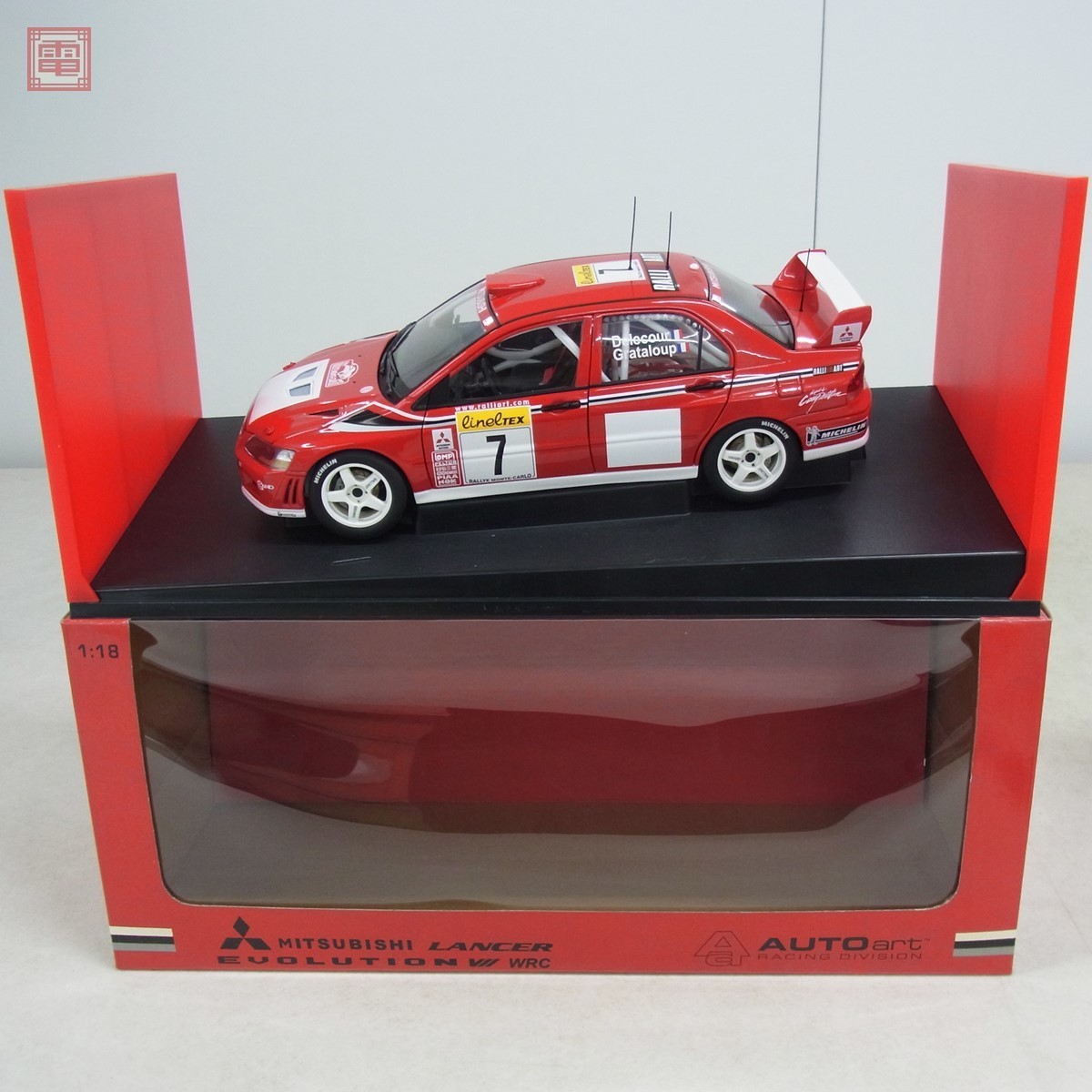 おもちゃ オートアート ランサーエボリューション VII CT9A 1/18 純正