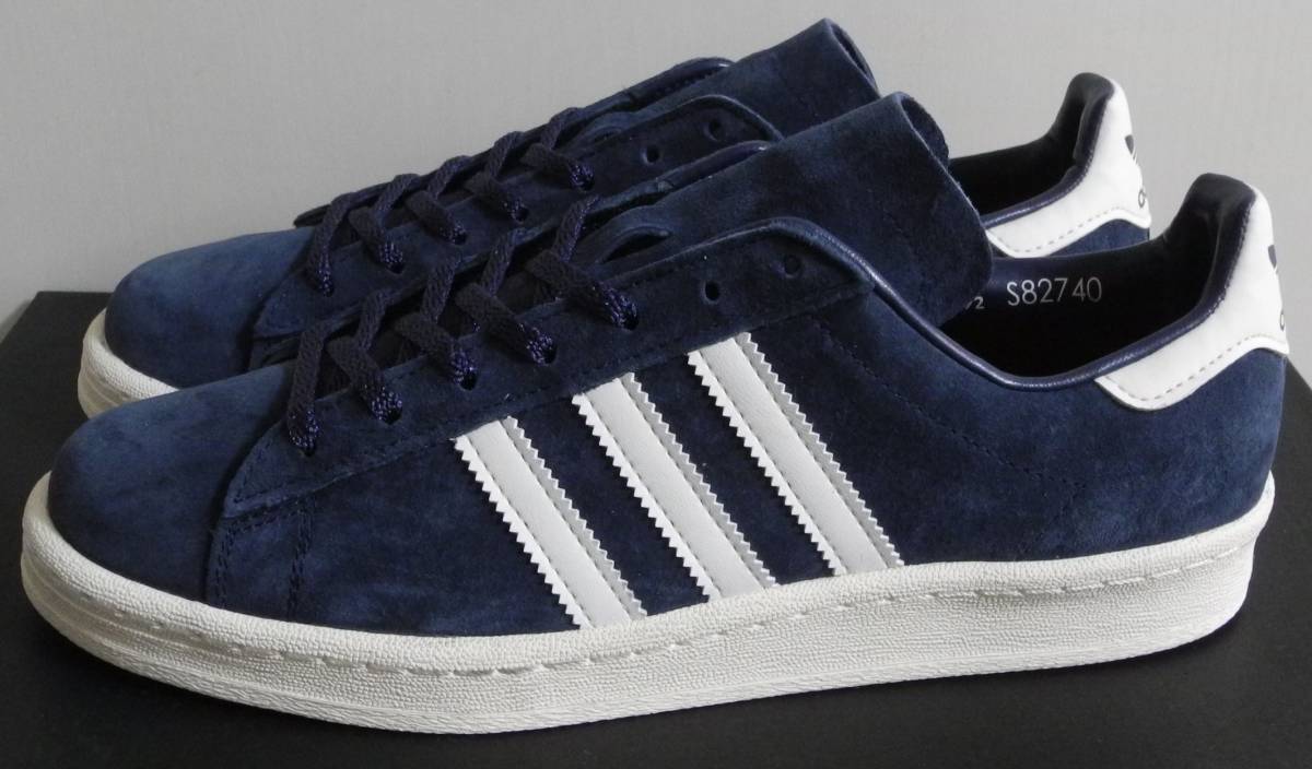 新品 キャンパス 80s 2015年製 JP26.0cm 生産終了 S82740 紺×白 adidas cp80s japan pack vintage ネイビー×ホワイト
