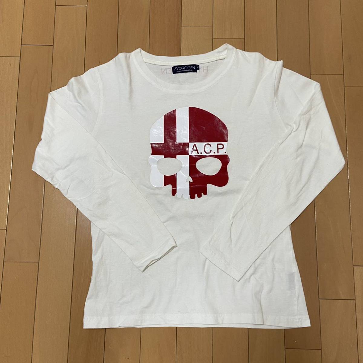 HYDROGEN ロンT メンズ 長袖 ハイドロゲン Tシャツ スカル カットソー 