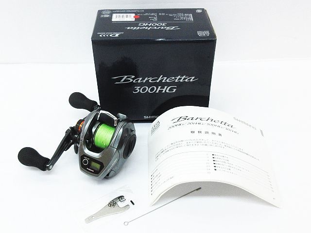 フィッシング シマノバルケッタBB 300HGDH ベイトリール デジタル