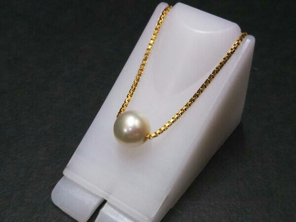 ネックレス K18 真珠 中古