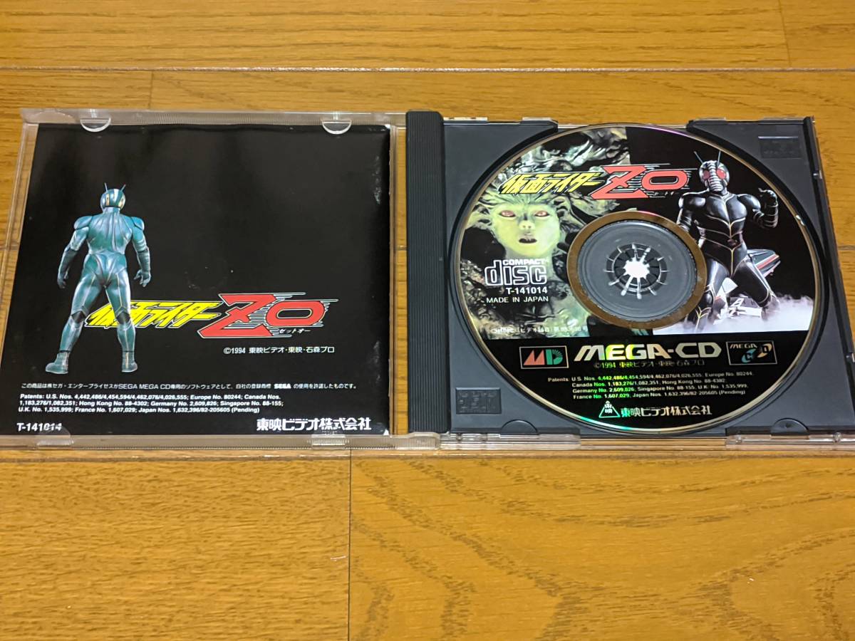 13-01] メガCD 仮面ライダーZO 帯付き セガ メガドライブ MD