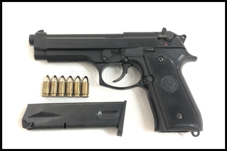 マルシン M92F | モデルガン ベレッタM92F シルバーABS マルシン