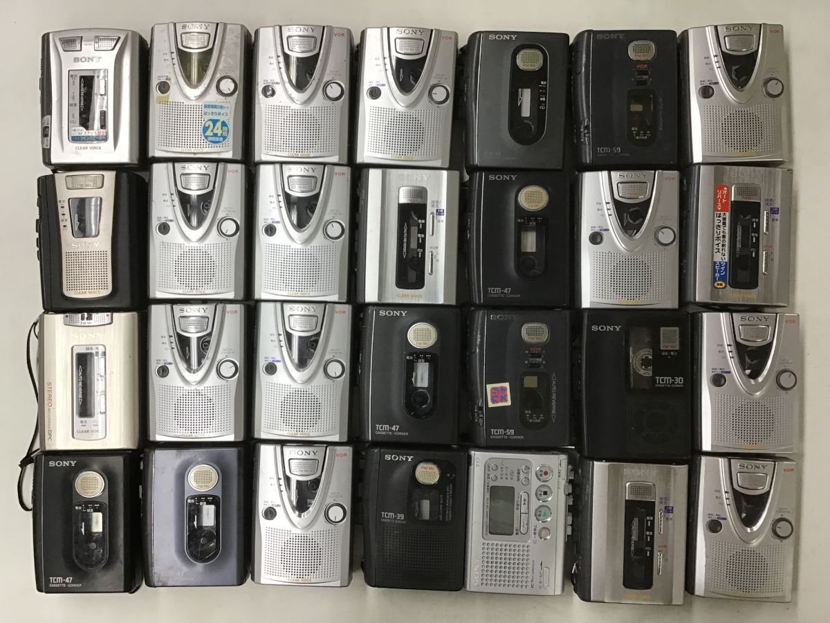 SONYカセットレコーダー TCM－400 一部破損 修理動作NG!!SONY