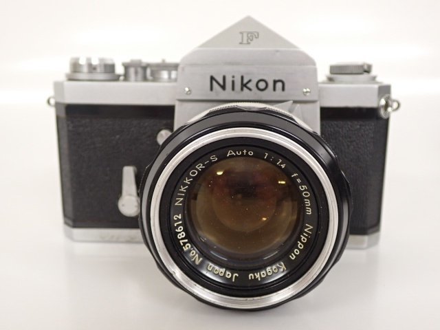NIKON F アイレベル シルバー 中期型 ニコン フィルム一眼レフカメラ +