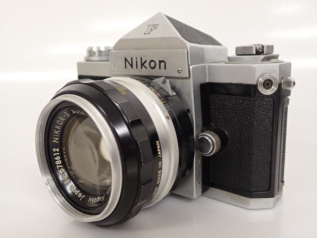 NIKON F アイレベル シルバー 中期型 ニコン フィルム一眼レフカメラ +