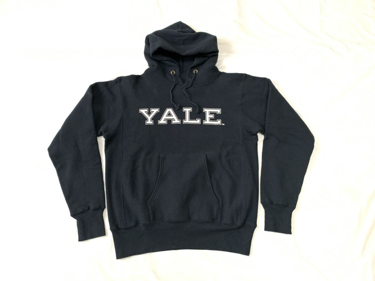 美品 USA製 CHAMPION YALE リバースウィーブ スウェット パーカー 単色