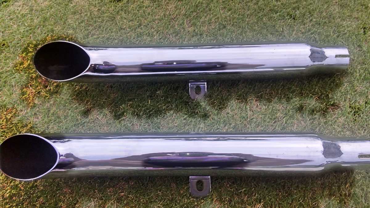 ソフテイルサイクルシャック ターンアウトマフラー スリップオン