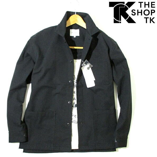 秋冬▼ 新品　タケオキクチ　カバーオール ジャケット　黒　ブラック　厚手　Mサイズ　THE SHOP TK　メンズ　未使用　