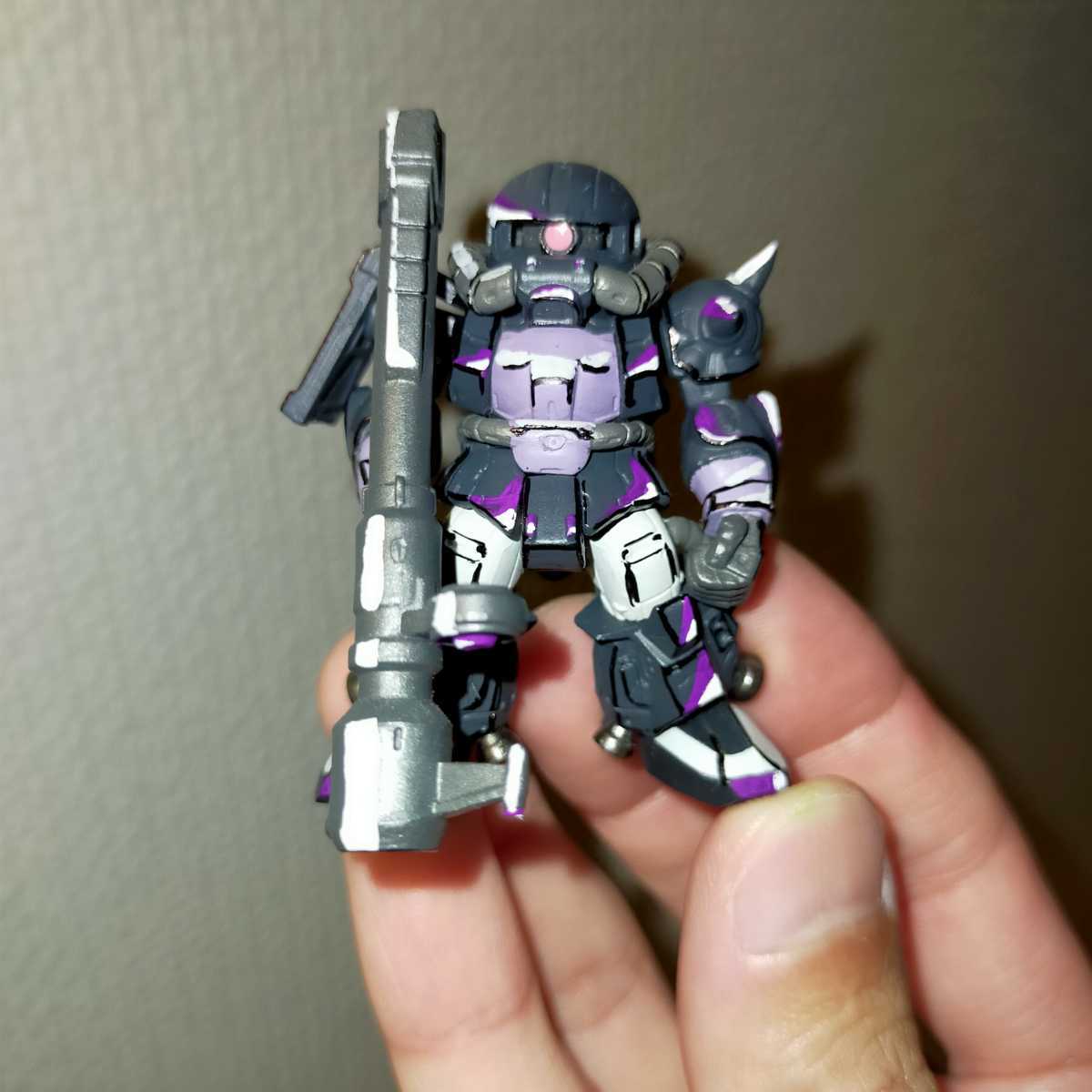 ガンダムコンバージ 高機動型ザク アニメ塗り イラスト風模型 2dgunpla 完成品 塗装済 リペイント 二次元 Gundam 完成品 売買されたオークション情報 Yahooの商品情報をアーカイブ公開 オークファン Aucfan Com