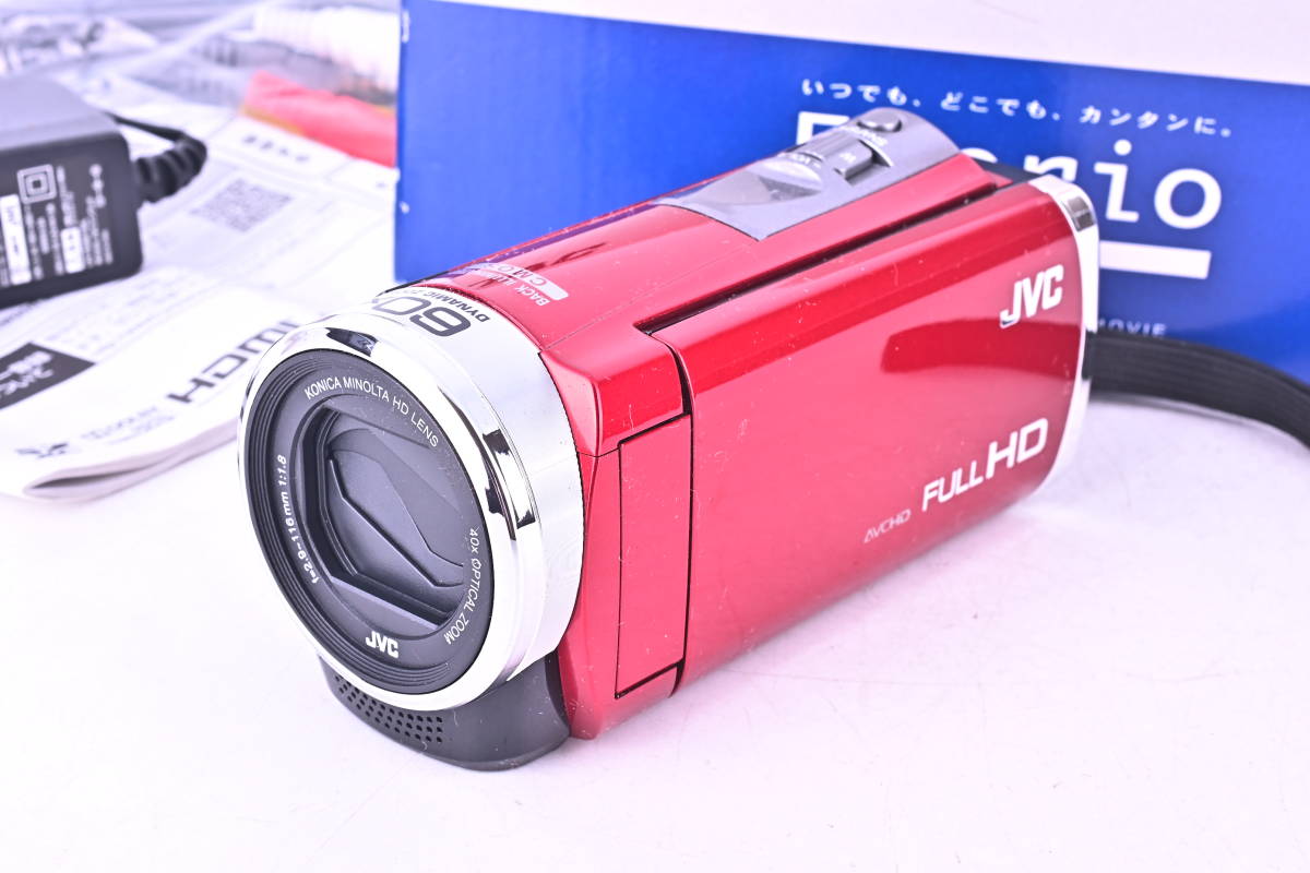 IN2-0848 JVC ビクター Everio GZ-HM155-R デジタルビデオカメラ